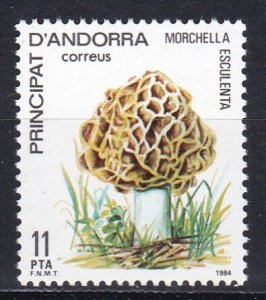 Spanish Andorra, Mushrooms MNH / 1984