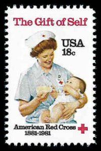 PCBstamps   US #1910 18c American Red Cross, MNH, (18)