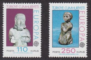 Turkey # 1972-1973, Europa, Statues, NH, 1/2 Cat.