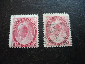 Stamps - Canada - Scott# 77-78 - Used Part Set of 2 Stamps