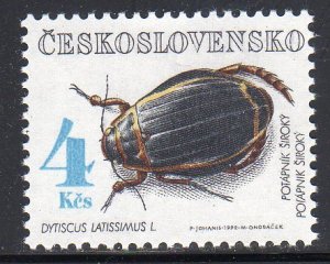 Czechoslovakia 2866 - Mint-NH - 4k Beetle (1992) (cv $2.25)