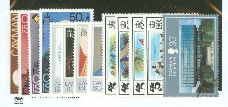 Cayman Islands #482-93/507  Single (Complete Set)