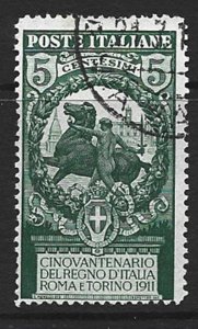 COLLECTION LOT 7926 ITALY #120 1911 CV+$36