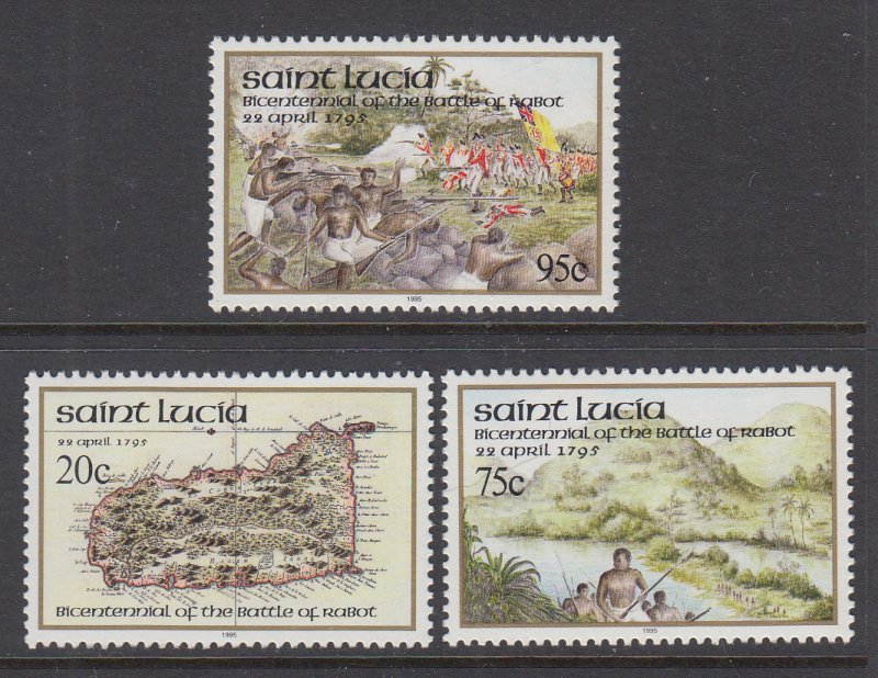 St Lucia 1014-1016 MNH VF