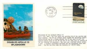 Space Cover, Disabled Apollo 13 Splashdown