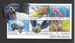 NEW ZEALAND #2243a GIANTS OF NEW ZEALAND S/S MNH