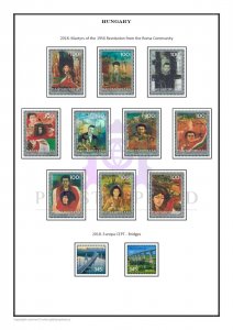 Hungary 1868-2020  PDF (DIGITAL) STAMP  ALBUM PAGES 