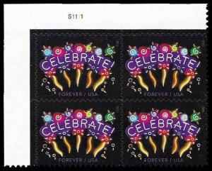 PCBstamps  US #5019 $1.96(4x{49c})Neon Celebrate, MNH, (PB-1a)