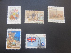 Australia 1990 Sc 1164,65,81e,95,1201 FU