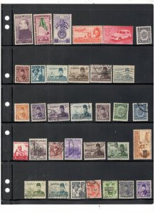 EGYPT COLLECTION ON STOCK SHEET MINT/USED