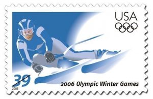 2006 39c Turin, Piedmont, Italy Winter Olympics Scott 3995 Mint F/VF NH