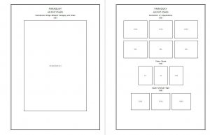 PRINTED PARAGUAY AIRMAIL 1929-1990 STAMP ALBUM PAGES (201 pages)