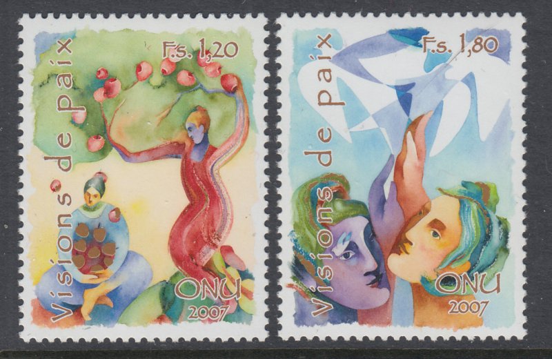 UN Geneva 470-471 MNH VF