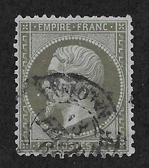 FRANCE  SC# 22 FVF/U 1862