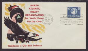 Canada 384 NATO U/A FDC