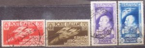 Italy #345-348 Used set- SCV=$17.00