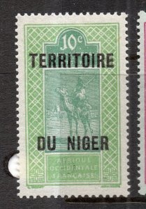 French Niger 1921 Early Issue Fine Mint Hinged 10c. Optd NW-231110