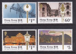 Hong Kong 574-577 MNH VF