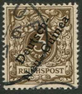 German New Guinea SC# 1 O/P on issue of Germany 3pf Used