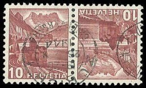 SWITZERLAND  230a  10c  TETE BECHE  USED  SHERWOOD STAMP