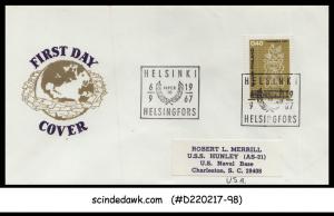 FINLAND - 1967 300TH ANNIV OF THE FOUNDATION OF THE FINNISH PAPER INDUSTRY - FDC