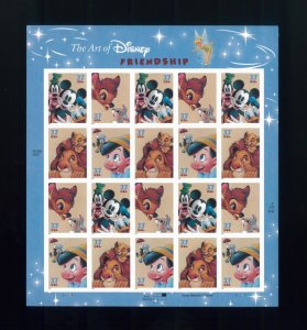 United States 37¢ Friendship Disney Art Postage Stamp #3865 MNH Full Sheet