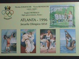 MOLDOVA-1996 SC#199a OLYMPIC GAMES-ATLANTA : MNH S/S VF WE SHIP TO WORLD WIDE