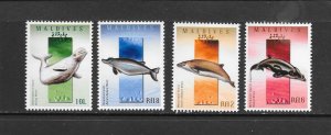 WHALES -  MALDIVES #2974-7   MNH