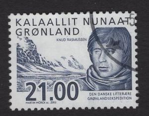 Greenland  #408   used  2003  Knud Rasmussen