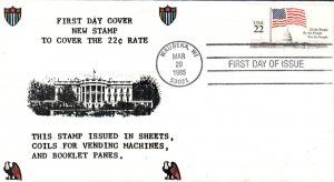 #2116 Flag over Capitol Coin 4 FDC