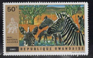 RWANDA Scott 446 Unused 1972 wildlife stamp