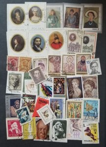 POLAND Vintage Stamp Lot Collection Used  CTO T5835