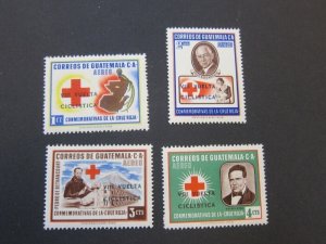 Guatemala 1964 Sc C295-98 set MNH