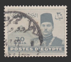 STAMP FROM EGYPT. SCOTT # 234. YEAR 1939. USED. # 1