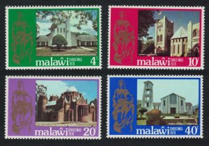 Malawi Christmas Churches 4v 1978 MNH SG#572-575 MI#301-304