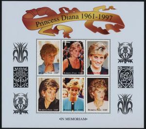 Burkina Faso 1092 Sheet MNH Diana, Princess of Wales
