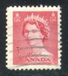 Canada #327 Queen Elizabeth II; Used