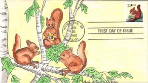 #2489 Red Squirrel Whiddon FDC