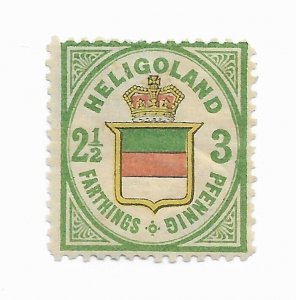 Heligoland #20 MH - Stamp CAT VALUE $275.00