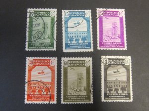 Spain 1936 Sc C76-77,79-80,83-84 FU