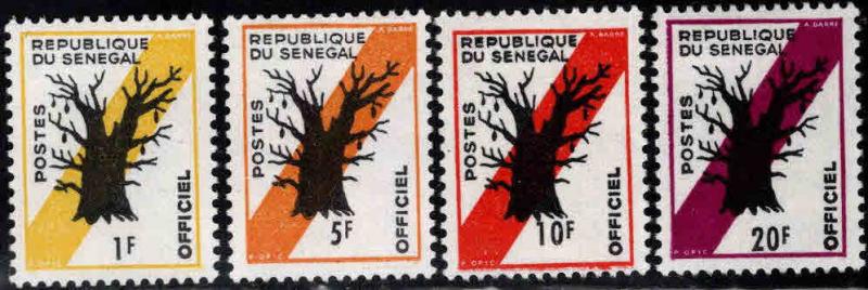 Senegal Scott o9-o12 MH* official stamps