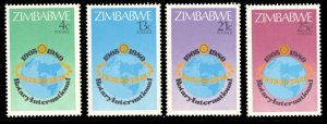 Zimbabwe 1980 Scott #429-432 Mint Never Hinged