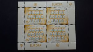 50th anniversary of EUROPA stamps - Fiji - 4x set in 4 sheets perforated ** MNH