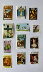 LOT OF 10 STAMPS, MNH , DIFFERENT COUNTRIES, & TOPICS