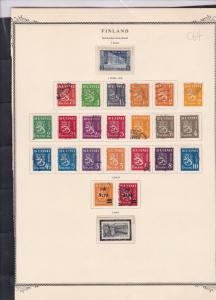 finland 1940-41 stamps page ref 18075