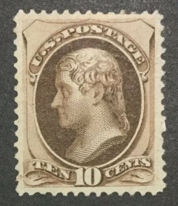 MOMEN: US STAMPS #161 MINT OG NH LOT #33012