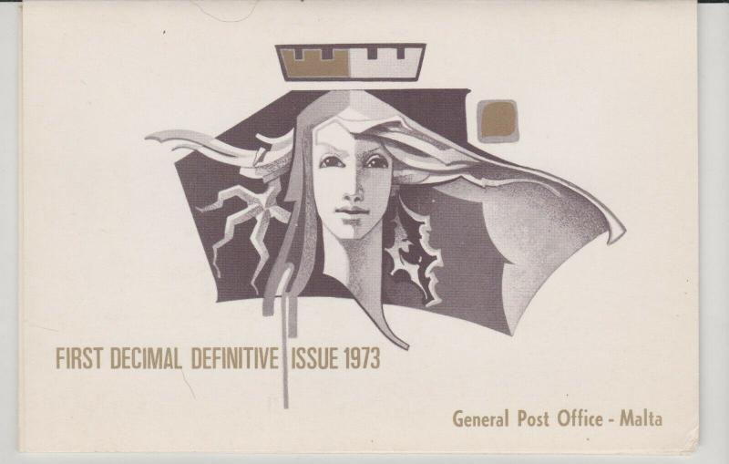 FIRST DECIMAL DEFINITIVE ISSUE 1973 Presentation Pack