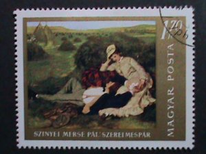 ​HUNGARY- FAMOUS  PERSONS ARTS PAINTING USED STAMPS VF WE SHIP TO WORLD WIDE