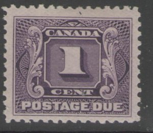 CANADA SGD1 1906 1c DULL VIOLET MTD MINT