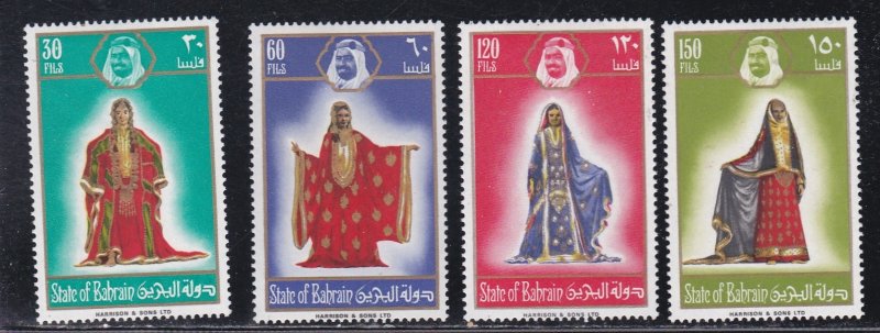 Bahrain # 214-217, Women's Costumes, Mint LH, 1/3 Cat.